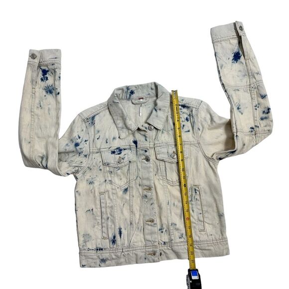 FREE PEOPLE Rumors Denim Jacket Size SMALL - Picture 9 of 16